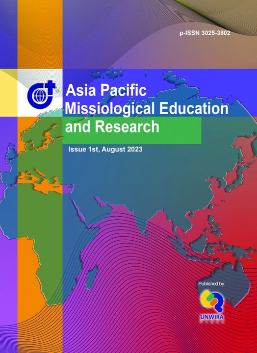 					View Vol. 1 No. 1 (2023): ASPAC MER | Challenges in a PostModern World: Asia Pacific Christian Responses | Issue 1st, August 2023
				